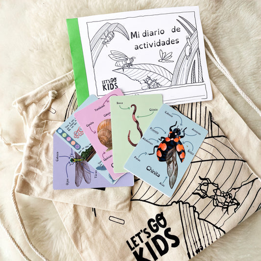 mochila invertebrados